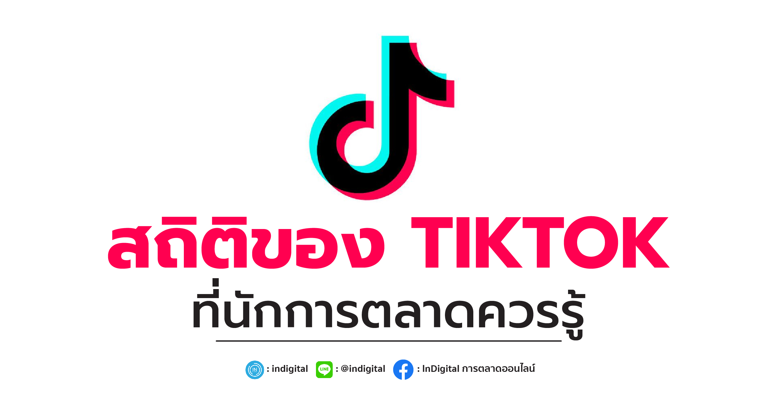 สถิติของ TIKTOK ที่นักการตลาดควรรู้