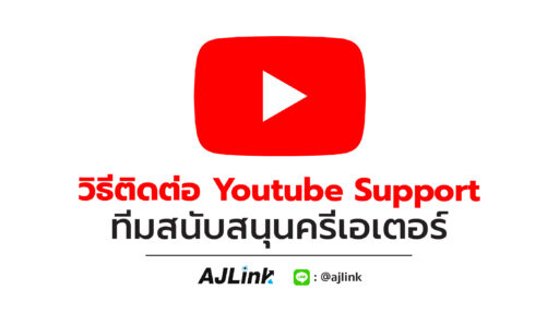 วิธีติดต่อ Youtube Support ทีมสนับสนุนครีเอเตอร์