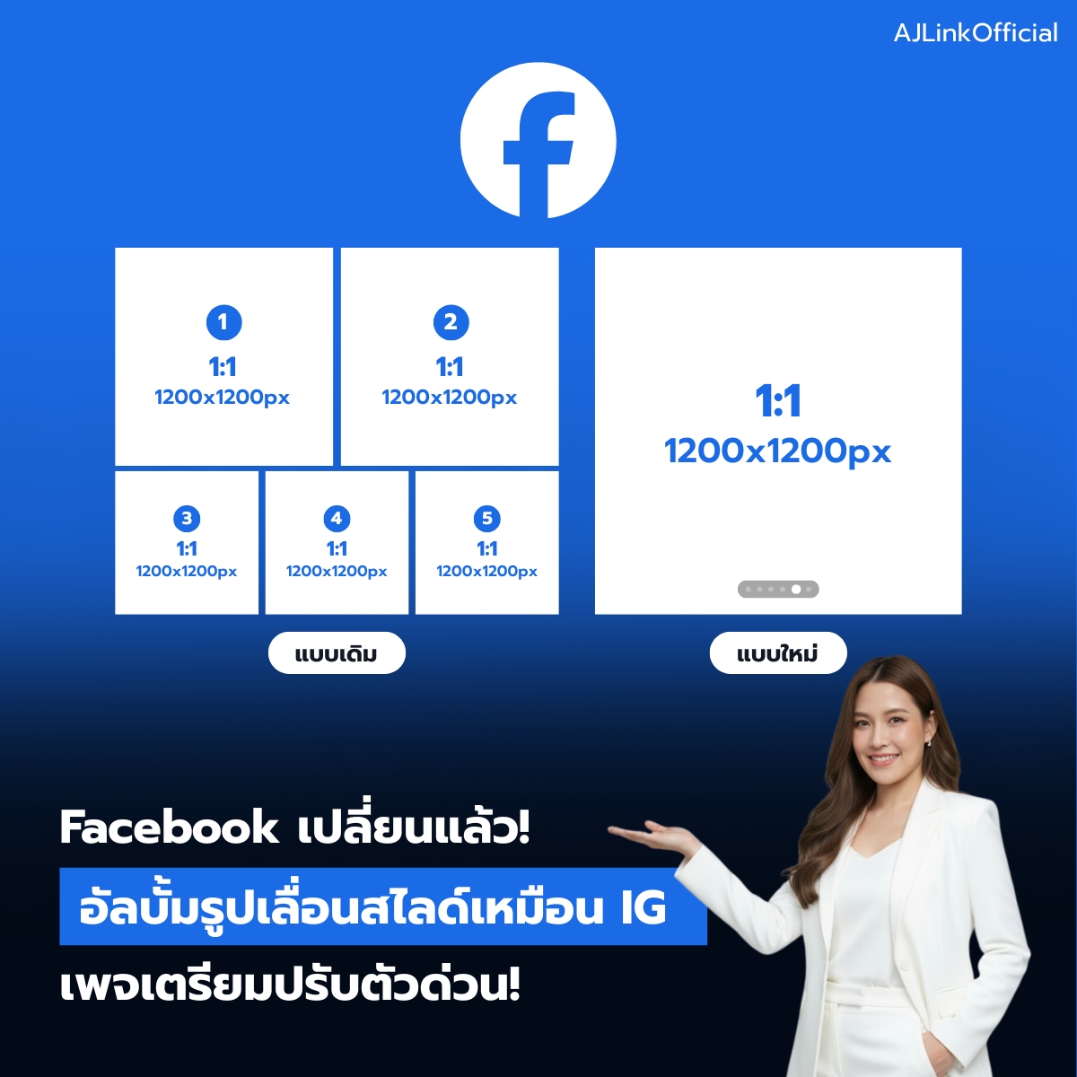 อัปเดตครั้งสำคัญจาก Facebook